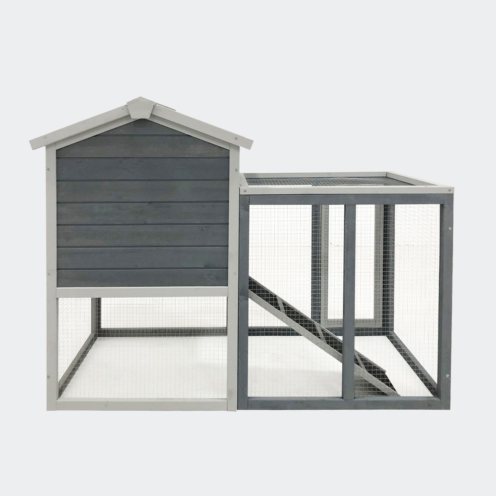 Králíkárna šedá Otevřený výběh - Obrázek 2