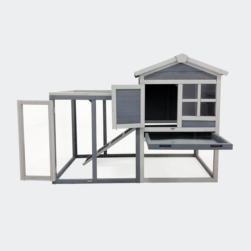 Králíkárna šedá Otevřený výběh - Obrázek 3