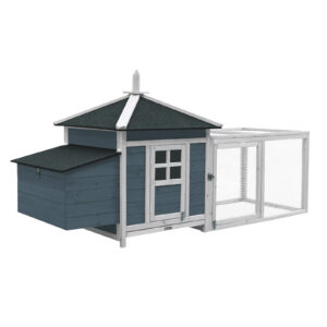 Kurník s výběhem šedý