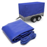 Plachta Wiltec 2 x 3 m Modrá voděodolná plachta pro velké zatížení 650 g/m²