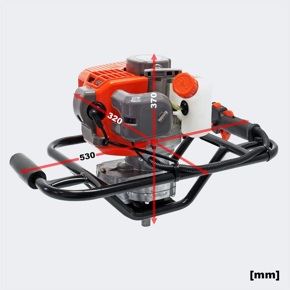 Zemní vrták 1.4kW 1.9hp vč. vrtáku o průměru 200mm - Obrázek 6