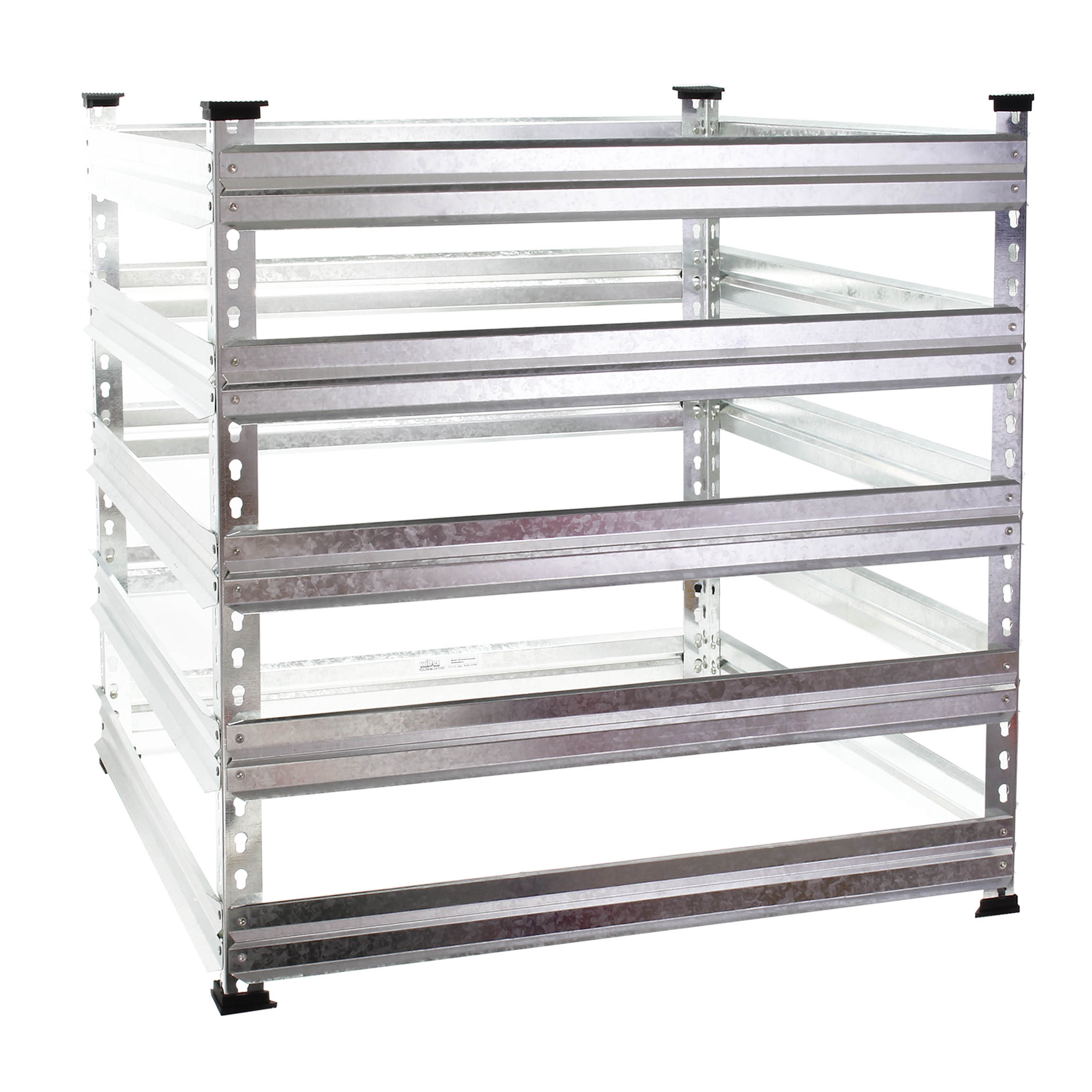 Zahradní kompostér odolný vůči povětrnostním vlivům 90 x 90 x 90 cm až 720 litrů