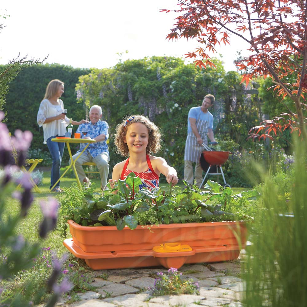 30litrová nádoba na květiny se zásobníkem na 15l vody 35x100x40cm - Obrázek 3