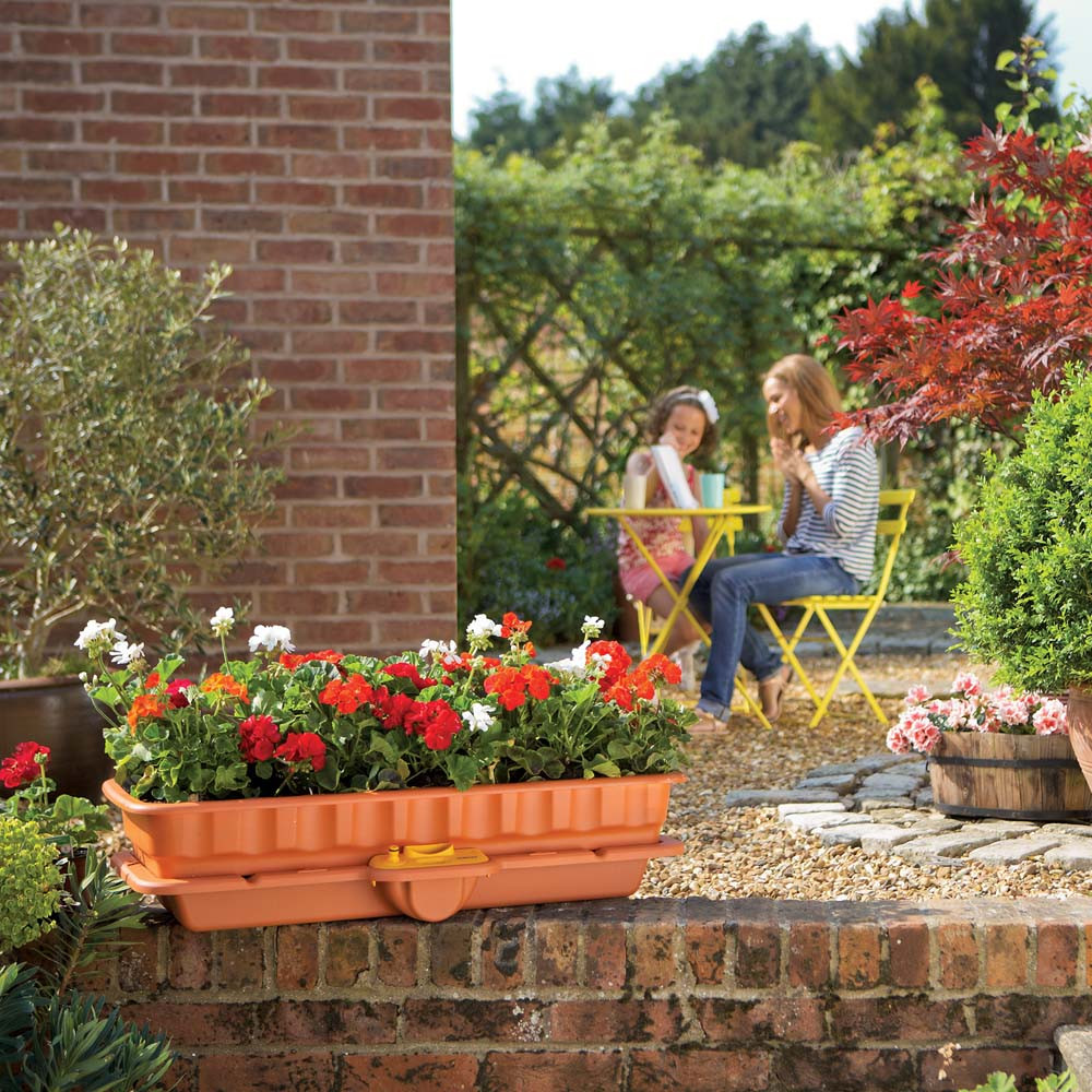 30litrová nádoba na květiny se zásobníkem na 15l vody 35x100x40cm - Obrázek 5