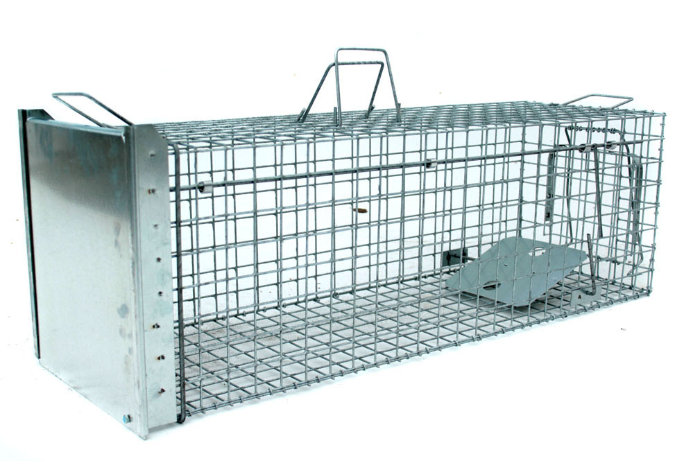 Profesionální past na lišky, kuny a kočky TRAP ST102x34x34 - Obrázek 2