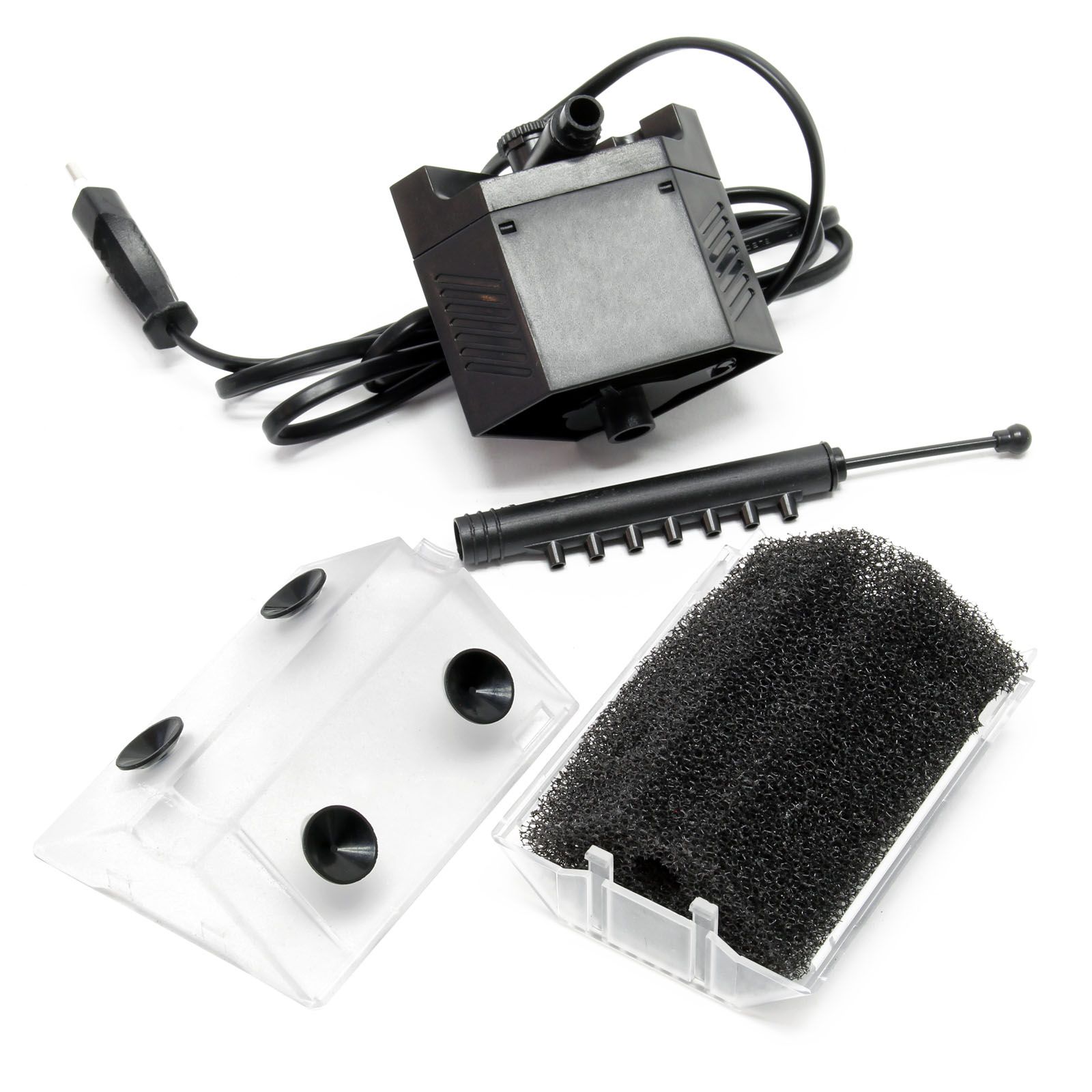 SunSun JP-093 akvarijní čerpadlo nano rohový filtr M pro akvárium 450l/h 5W - Obrázek 4