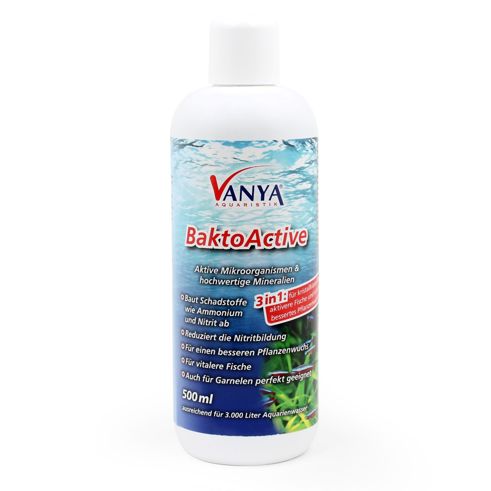 Vanya BaktoAktive 500ml biostarter filtrující bakterie