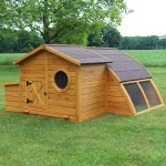 DŘEVĚNÝ KURNÍK OSLO 1630X1550X860 MM