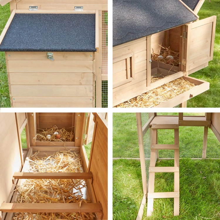 DŘEVĚNÝ MAXI KURNÍK TIRANA, 3000X1520X1210 MM - Obrázek 5