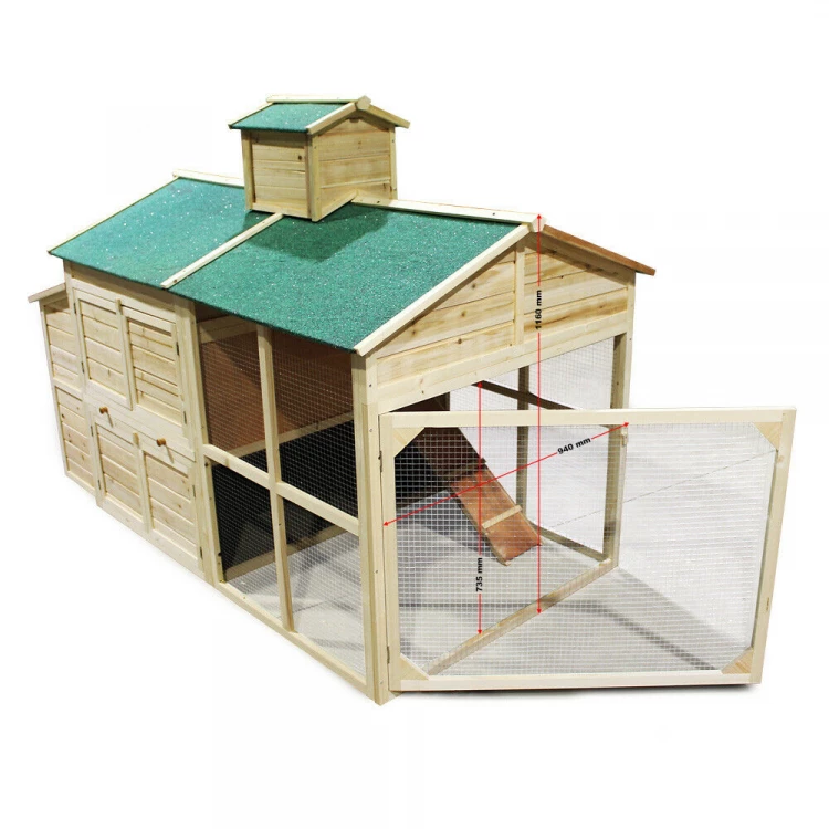 Dřevěný kurník BRATISLAVA, 1970x1000x1130 mm - Obrázek 6