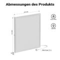 Stropní infra topení 370 W s LED osvětlením
