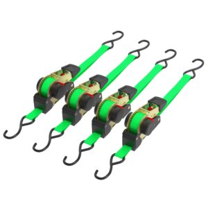 4x Automatická stahovací ráčna s popruhem, popruh 3mx25mm 320 daN