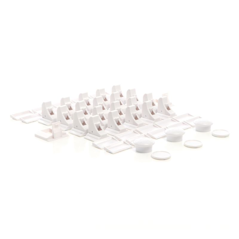 Toboli 20x magnetické dětské bezpečnostní zámky na skříňky a zásuvky