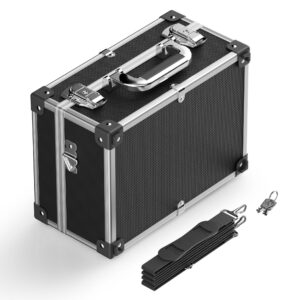 Univerzální PVC kufr 32x23x16 cm, uzamykatelný PVC box pro uložení a přepravu nářadí, dokumentů atd.