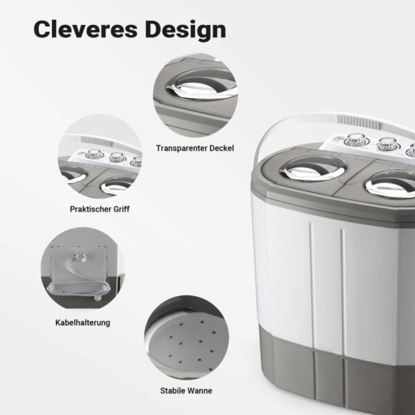 08662e68d2f44f49b5a81c3d5bee6f70_800x800 Mini pračka na kempování 3 kg se dvěma komorami 230 W