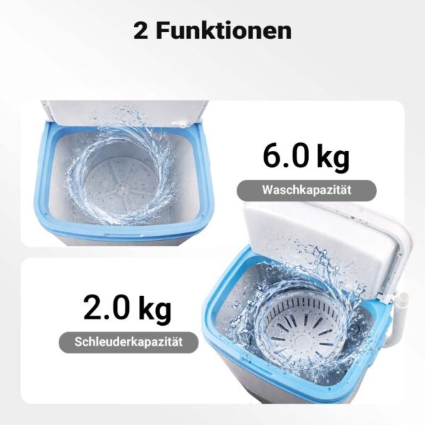 171c87cf71614f6bbbce9a20588af2e5_800x800 Mini pračka na kempování 6 kg se ždímačkou 280 W