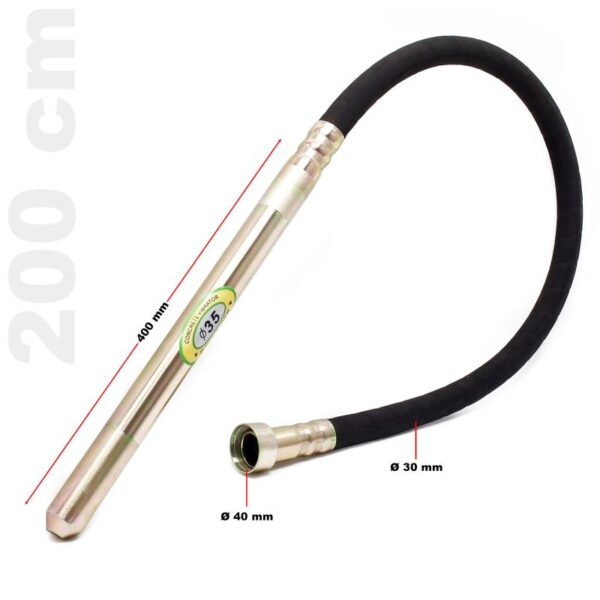 Elektrický ponorný vibrátor do betonu 800 W,