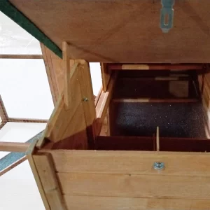 Dřevěný kurník BRUSEL MAXI pro 12 slepic 193 × 177 × 173 cm