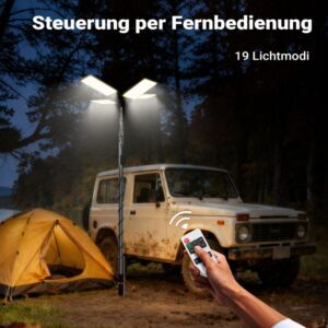 12V LED pracovní svítidlo 115 W s teleskopickým stojanem