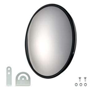 Dopravní zrcadlo 60cm konvexní černé zorným polem 160°