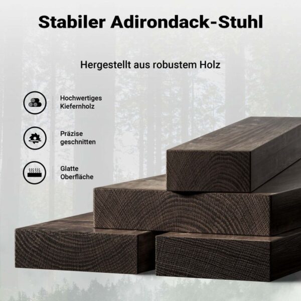 90530e63dd1e42c986600aa74cf13132_800x800 Masivní dřevěné Adirondack křeslo 89 × 72 × 92,5 cm z borovicového dřeva