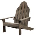 Masivní dřevěné Adirondack křeslo 89 × 72 × 92,5 cm z borovicového dřeva