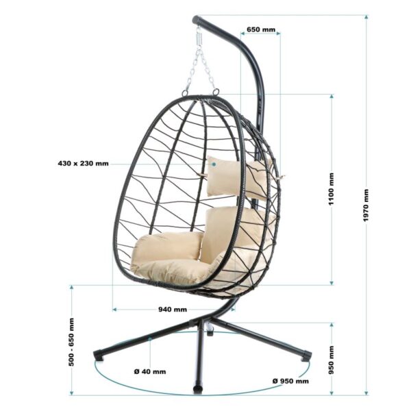 c17caa456a7d4756aaadeee2128c2c1e_800x800 Závěsné ratanové křeslo se stojanem 95 × 95 × 197 cm v černém provedení