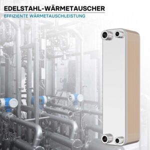 Deskový výměník 125 kW s 30 nerezovými deskami
