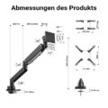 Stolní držák monitoru do 26 kg s VESA adaptérem