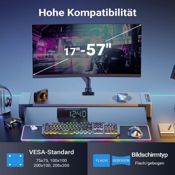 Stolní držák monitoru do 26 kg s VESA adaptérem