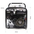 Benzínové kalové čerpadlo 48000 l/h, 4 kW