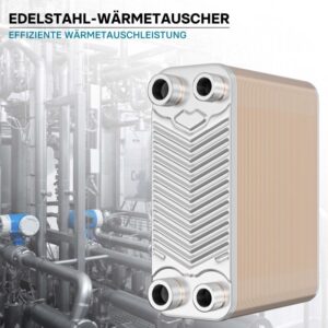 Deskový výměník 130 kW se 60 nerezovými deskami
