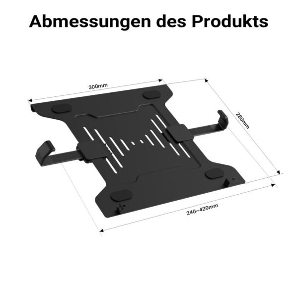 VESA držák na notebook pro monitorové rameno